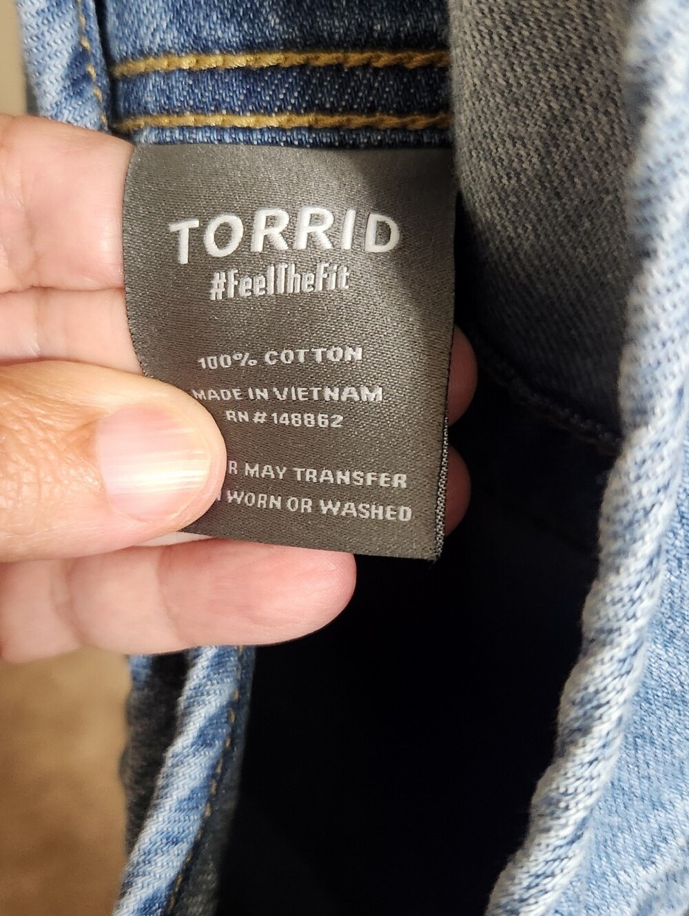 Torrid Denim Overalls Size 14 - Picture 10 of 11